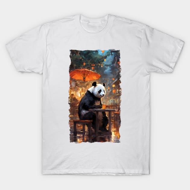 Panda Stories 170 T-Shirt by Art Vision Future 